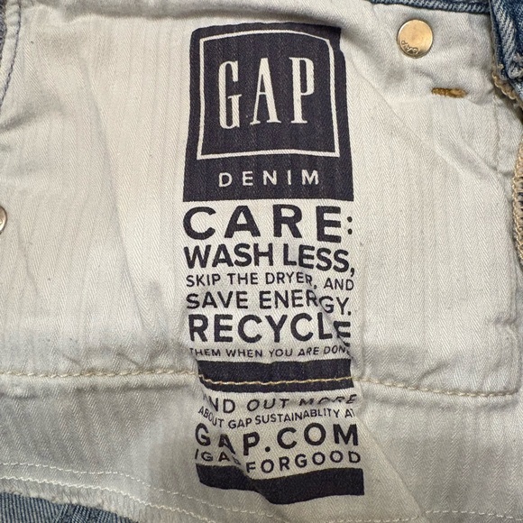 NWOT GAP High Rise Distressed Cigarette Jeans Secret Smoothing Pockets Womens 27 - Picture 11 of 14